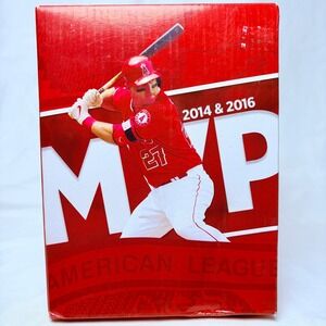Mike Trout Los Angeles Angels 2014 2016 AL MVP Double Bobblehead MLB SGA